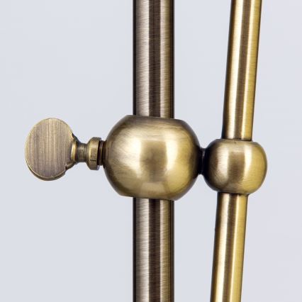 Floor lamp TONIA 1xE27/60W/230V 183 cm white/bronze