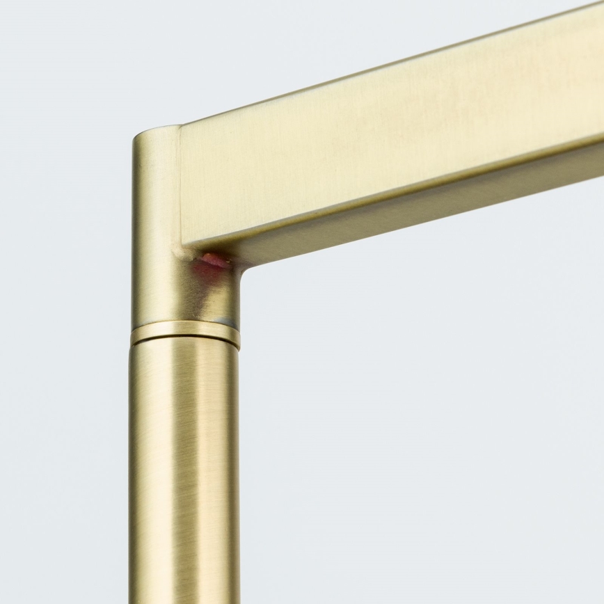 Floor lamp CARLTON 1xE27/40W/230V white/gold