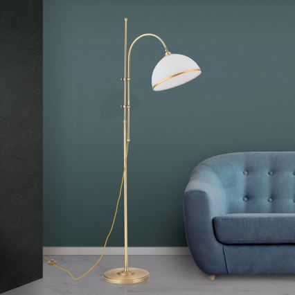 Floor lamp OLD LAMP 1xE27/40W/230V white/brass