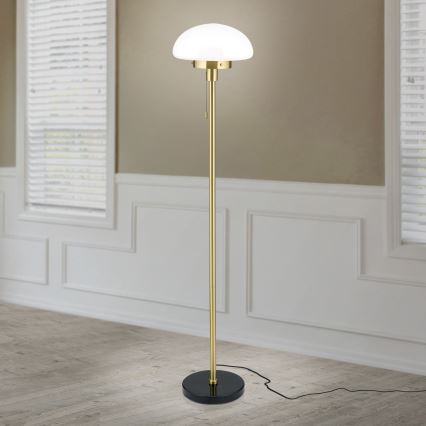 Floor lamp SPARTA 1xE27/40W/230V gold/black