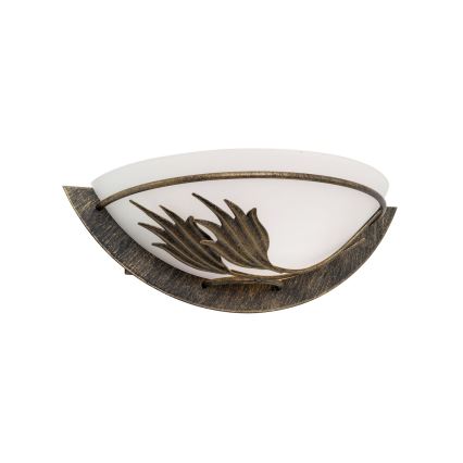 Wall light FLEUR 1xE14/60W/230V bronze