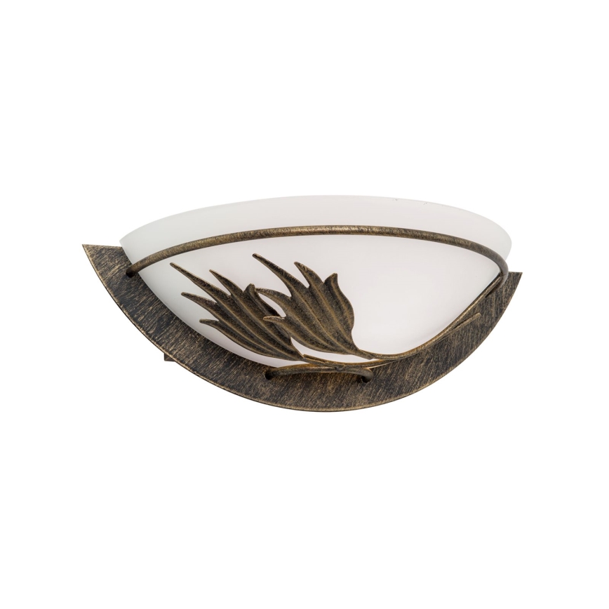 Wall light FLEUR 1xE14/60W/230V bronze