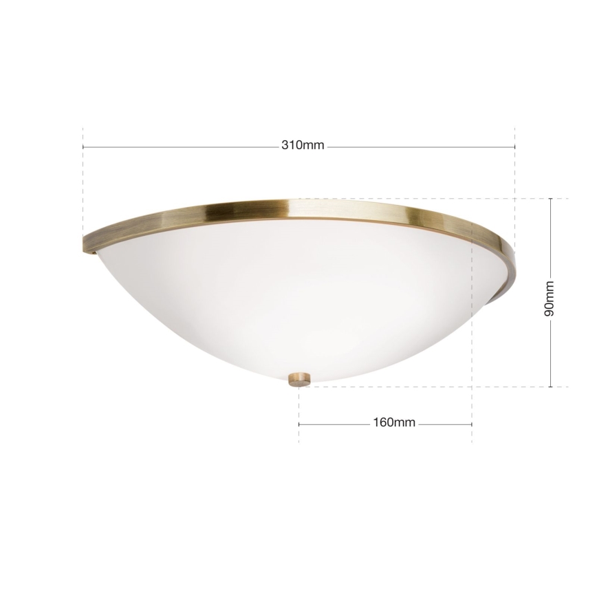 Wall light AIDA 1xE14/40W/230V bronze/patina