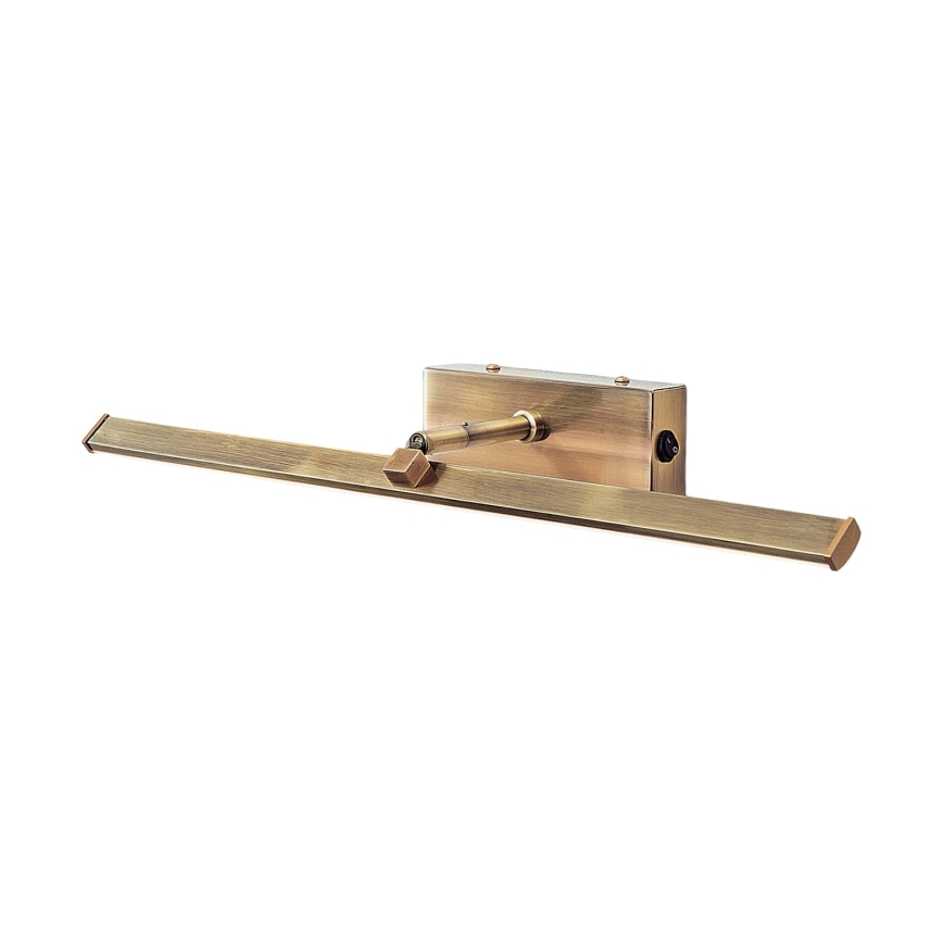 LED Picture light PUBLIO LED/10W/230V 50 cm gold/patina