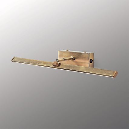 LED Picture light PUBLIO LED/10W/230V 50 cm gold/patina