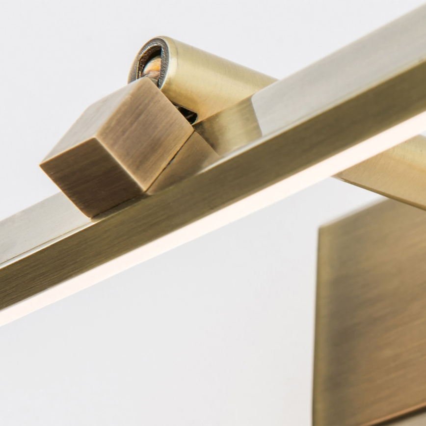 LED Picture light PUBLIO LED/10W/230V 50 cm gold/patina