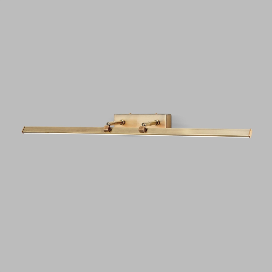 LED Picture light PUBLIO LED/15W/230V 75 cm gold/patina