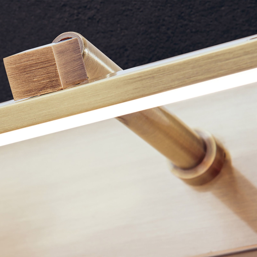 LED Picture light PUBLIO LED/15W/230V 75 cm gold/patina
