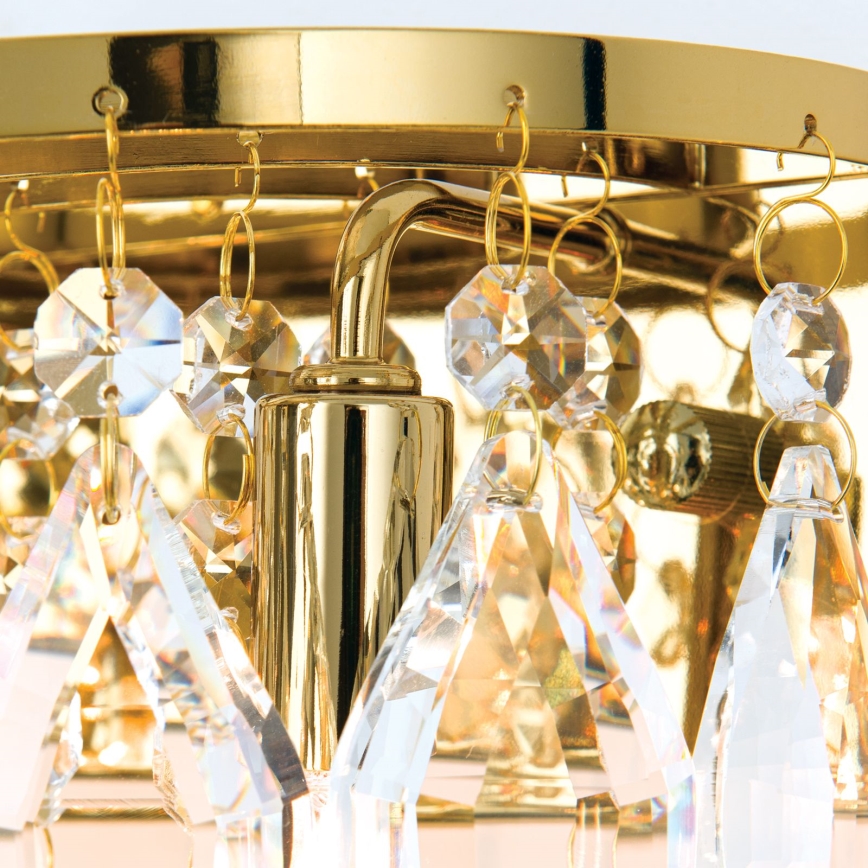Crystal wall light CELESTE 2xG9/40W/230V gold
