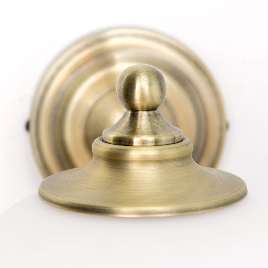 Wall lamp OLD LAMP 1xE27/40W/230V white/brass