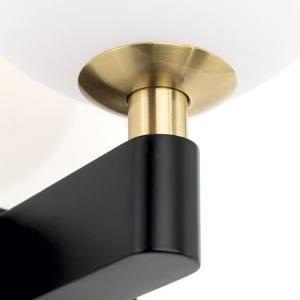 Bathroom wall light MARA 1xG9/20W/230V IP44 black