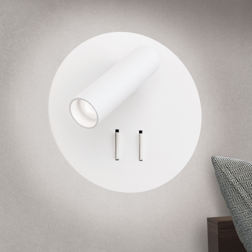 LED Wall spotlight LENNY LED/6W/230V + LED/3W white