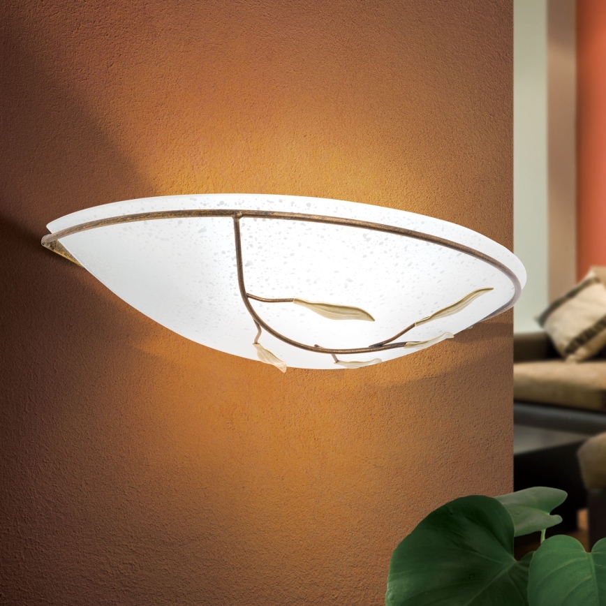 Orion WA 2-943/1 - Wall light LUCA 1xE27/60W/230V bronze/patina
