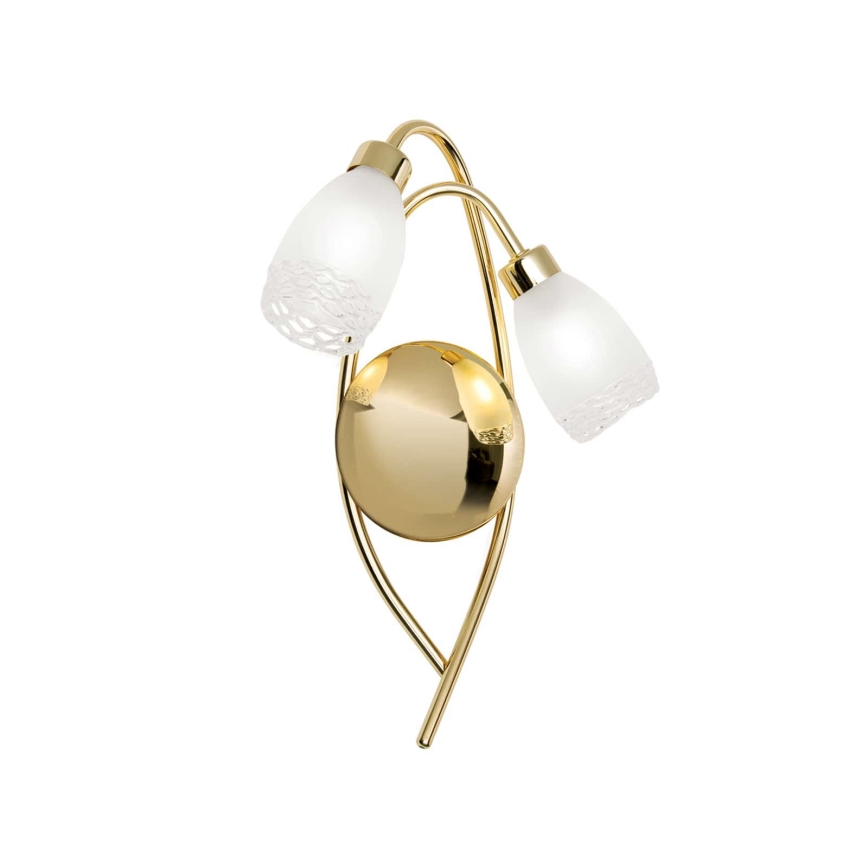 Wall light CARLA 2xG9/28W/230V gold