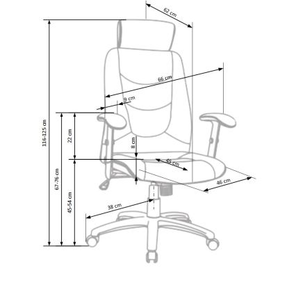 ORVI Black Office Chair