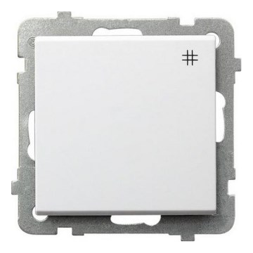 Ospel - 4-way switch, frameless, No. 7 SONATA White