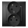 Ospel - ARIA Double 230V Wall Socket with Frame, Black