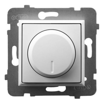 Ospel - ARIA Frameless Rotary Dimmer, White