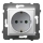 Ospel - ARIA Frameless Schuko Socket 230V, White
