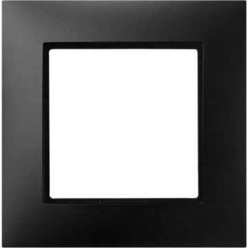 Ospel - ARIA single-gang frame, black
