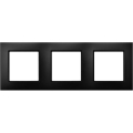 Ospel - ARIA Triple Faceplate, Black