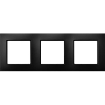 Ospel - ARIA Triple Faceplate, Black
