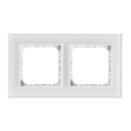 Ospel - SONATA 2-Gang Frame, Matte White