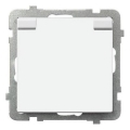 Ospel - SONATA 230V Schuko Outdoor Frameless Household Socket, IP44, White