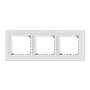 Ospel - SONATA 3-Gang Frame, Matte White