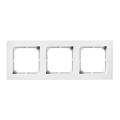 Ospel - SONATA 3-Gang Frame, White