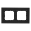 Ospel - SONATA Double Frame, Glossy Black