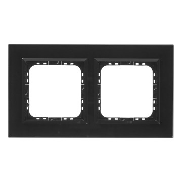 Ospel - SONATA Double Frame, Glossy Black