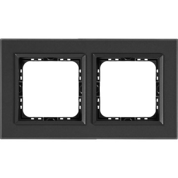 Ospel - SONATA Double Frame, Matte Black
