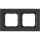 Ospel - SONATA Double Frame, Matte Black