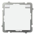 Ospel - SONATA Frameless Outdoor Domestic Socket 230V IP44 White