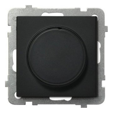 Ospel - SONATA Frameless Rotary Dimmer, Black