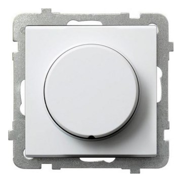 Ospel - SONATA Frameless Rotary Dimmer, White