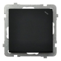 Ospel - SONATA Frameless Staircase Switch No. 6, Black