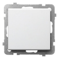 Ospel - SONATA No. 1 Single-Pole Frameless Switch, White