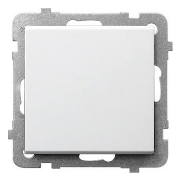 Ospel - SONATA No. 1 Single-Pole Frameless Switch, White