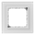 Ospel - SONATA Single-Gang Frame, Glossy White