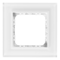 Ospel - SONATA single-gang frame, matte white