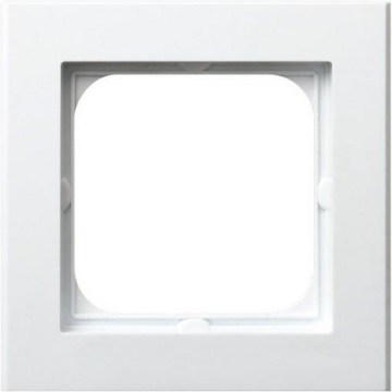Ospel - SONATA Single-Gang Frame, White