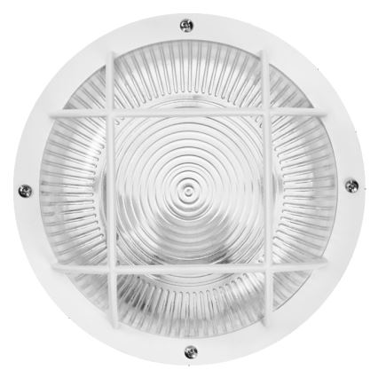 Osram - BULKHEAD Outdoor Wall Light 1xE27/10W/230V Ø 19 cm IP54 White