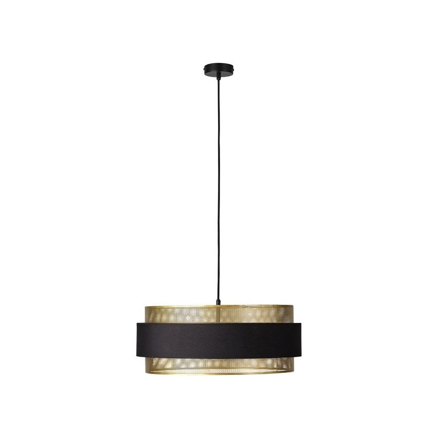 Osram - Cable-suspended pendant DECOR HORNET 3xE27/10W/230V, Ø 50 cm, black/gold
