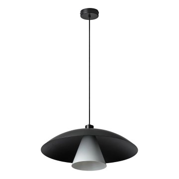 Osram - Cable-suspended pendant lamp DECOR FLYING MUSHROOM 1xE27/25W/230V, Ø 50 cm, black