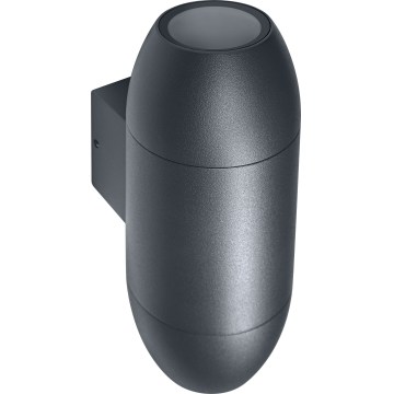 Osram - CANNON Outdoor Wall Light 2xGU10/35W/230V IP44 Anthracite