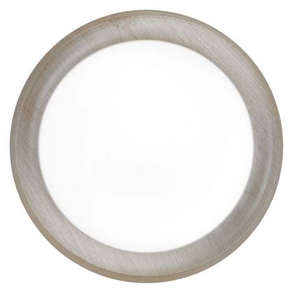 Osram - Ceiling light ORBIS MADRID 2xE27/10W/230V Ø 29 cm wood-effect finish