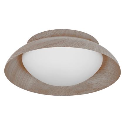 Osram - Ceiling light ORBIS MILAN 2xE27/10W/230V Ø 30.5 cm wood finish