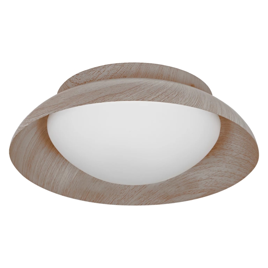 Osram - Ceiling light ORBIS MILAN 2xE27/10W/230V Ø 30.5 cm wood finish
